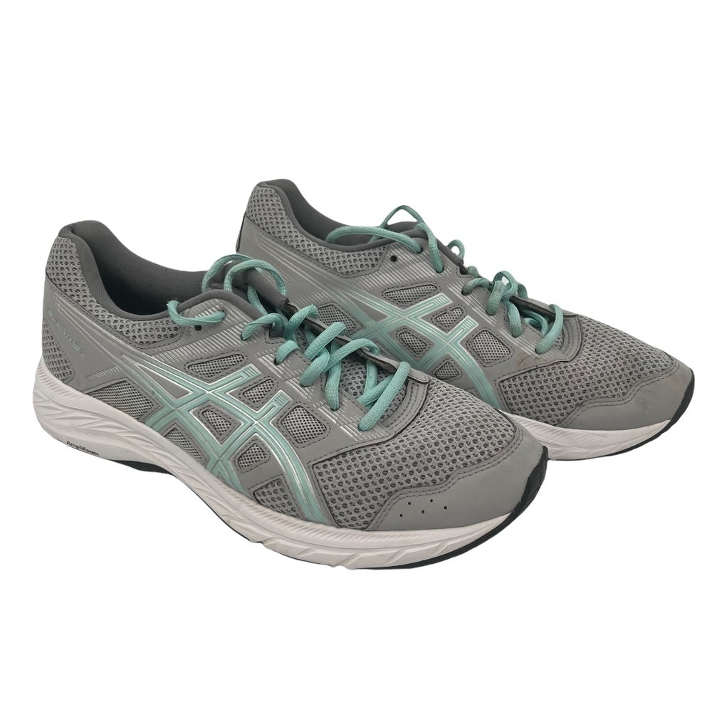 Asics Gray Gel Contend 5 Low Top Sneakers Size 9 1/2 Women's